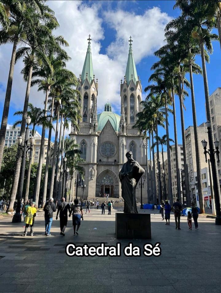 Studio No Centro De Sao Paulo, A 3 Minutos Do Metro, Com Garagem Gratis Lejlighedshotel Eksteriør billede